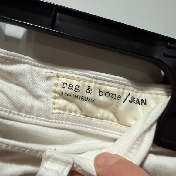 Rag & Bone White Distressed Skinny Jeans Denim Casual Style Size 28 - Picture 3 of 9